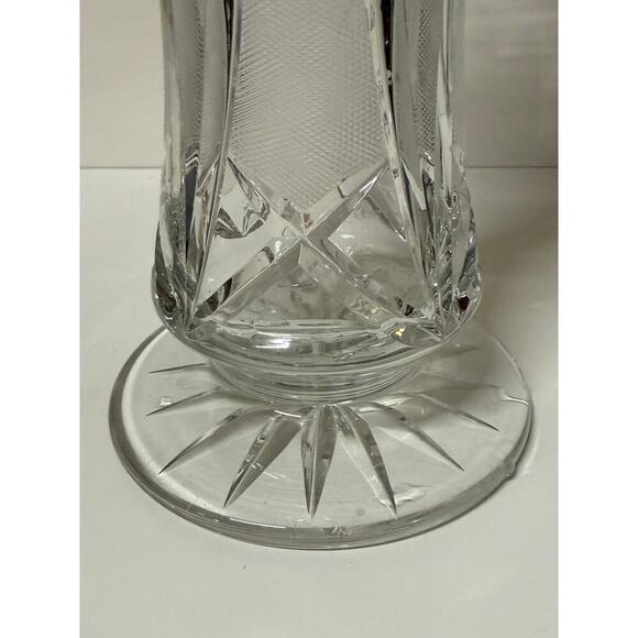 Vintage Crystal Cut Glass Vase - Picture 3 of 5